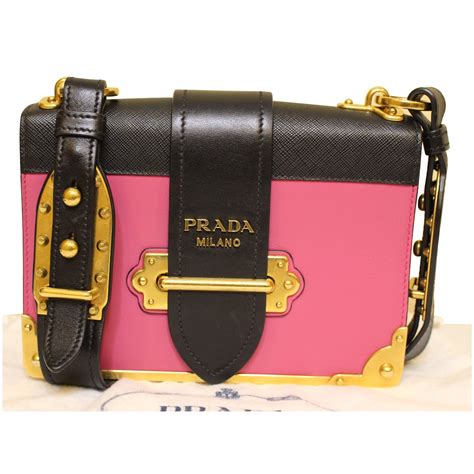 prada cahier bag black